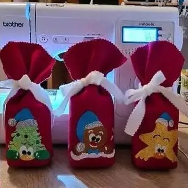 ITH Stickdatei Adventskalender Säckchen von stiXXie by lajana