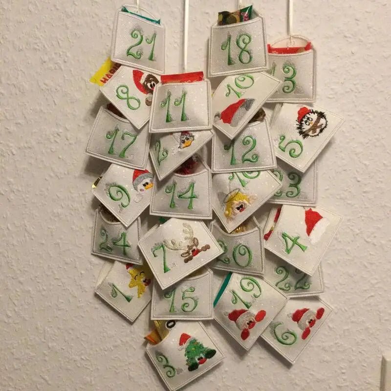 ITH Stickdatei Adventskalender von stiXXie by lajana