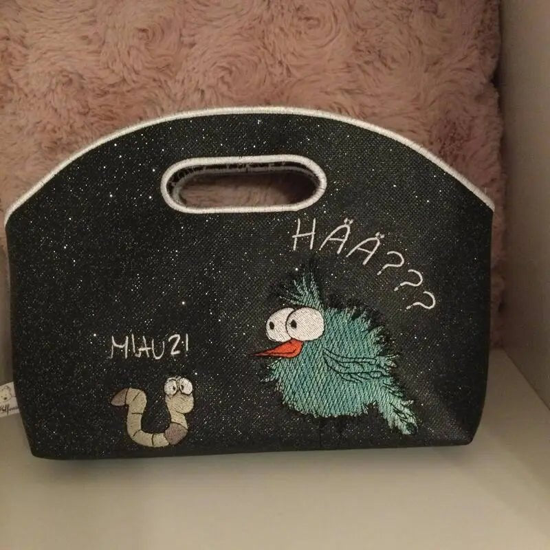 ITH Stickdatei Filztasche - Tasche gefüttert von stiXXie by lajana