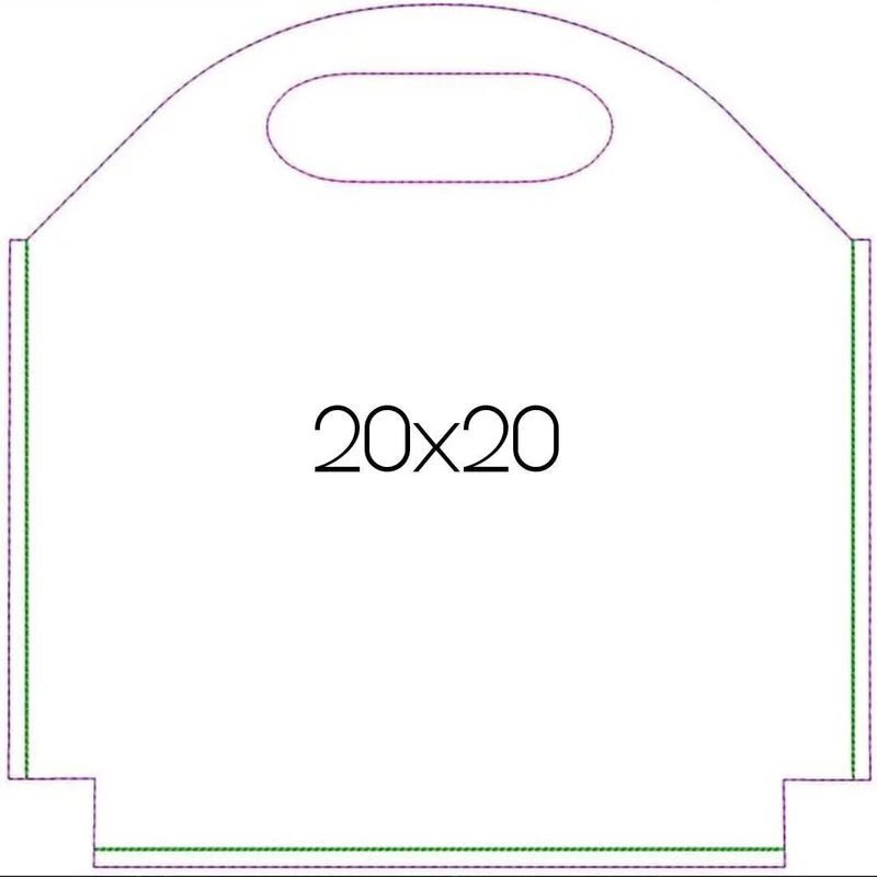 ITH Stickdatei Filztasche - Tasche gefüttert von stiXXie by lajana