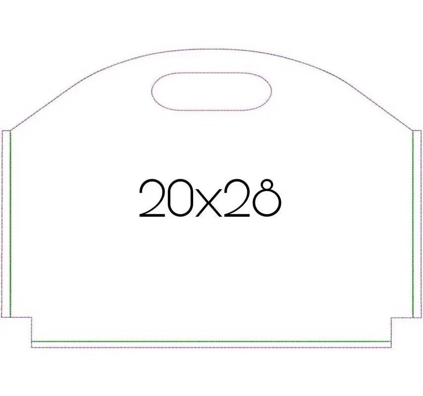 ITH Stickdatei Filztasche - Tasche gefüttert von stiXXie by lajana