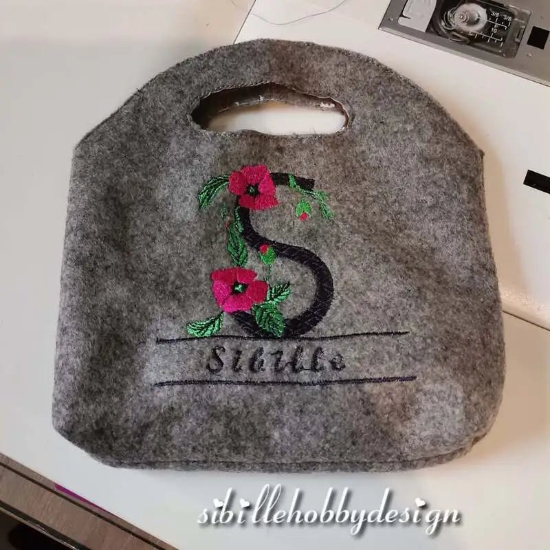 ITH Stickdatei Filztasche von stiXXie by lajana