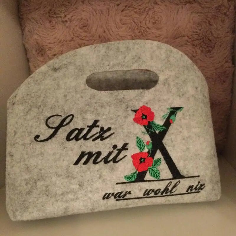 ITH Stickdatei Filztasche von stiXXie by lajana