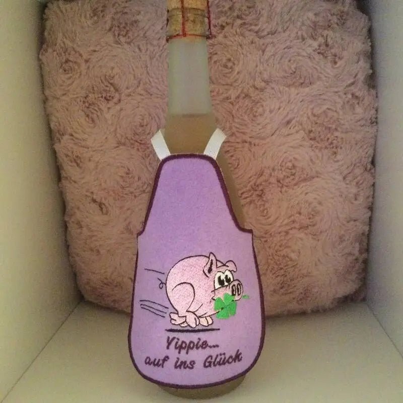 ITH Stickdatei Flaschenschürze Blanko von stiXXie by lajana