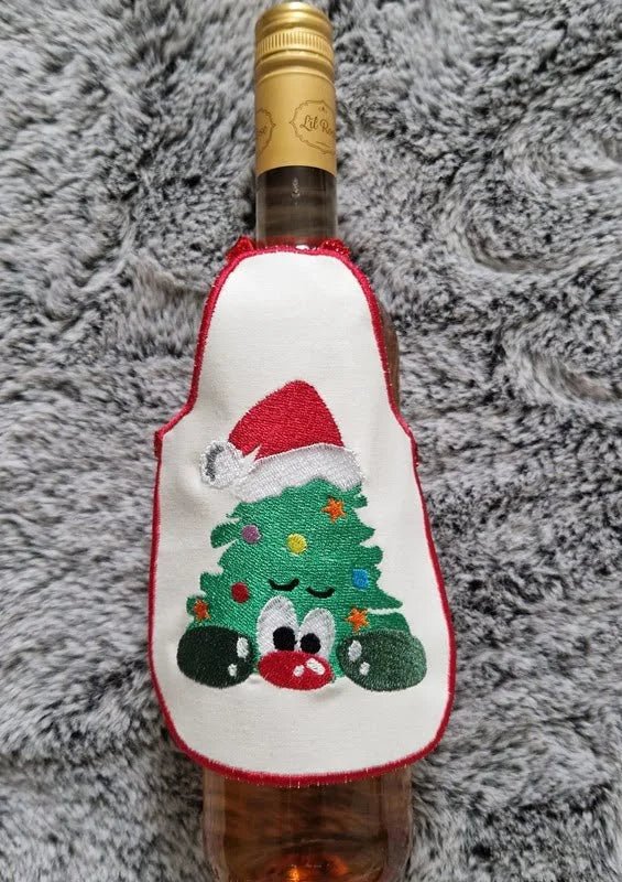 ITH Stickdatei Flaschenschürze Blanko von stiXXie by lajana