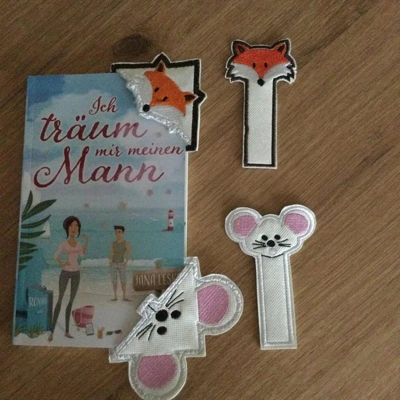 ITH Stickdatei Leseecken Lesezeichen von stiXXie by lajana