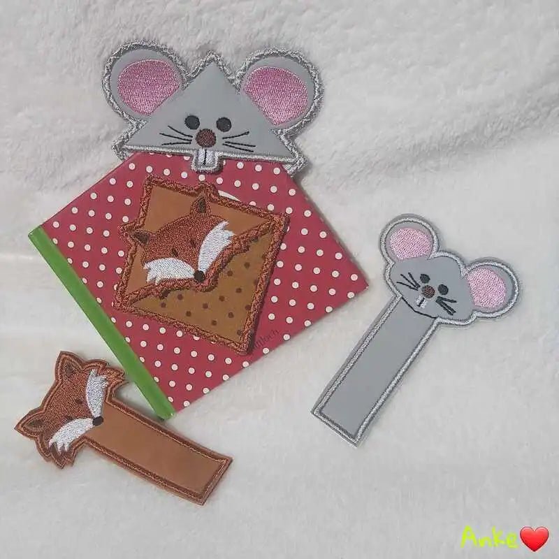 ITH Stickdatei Leseecken Lesezeichen von stiXXie by lajana