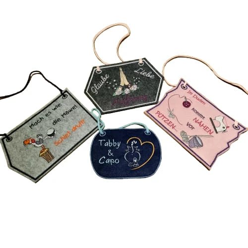 ITH Stickdatei Schilder Blanko von stiXXie by lajana