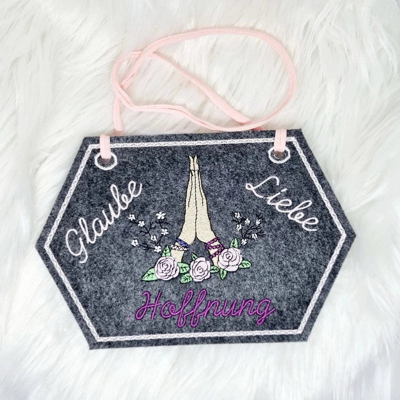 ITH Stickdatei Schilder Blanko von stiXXie by lajana