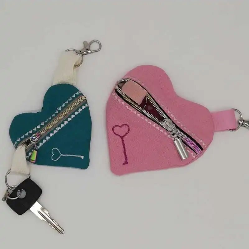 ITH Stickdatei Schlüsseltasche Herz von stiXXie by lajana