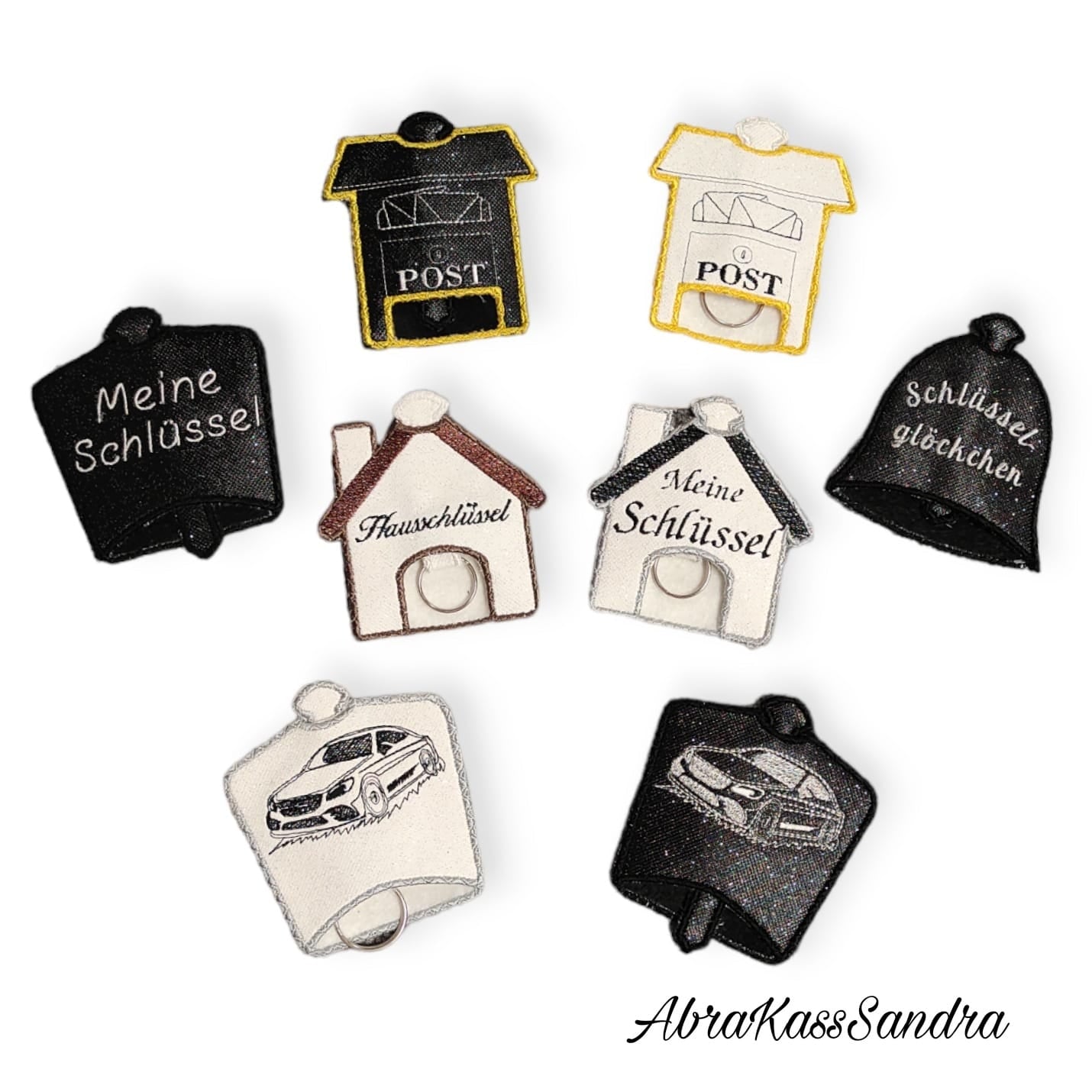 ITH Stickdatei Schlüsseltasche - Schlüsseletui von stiXXie by lajana