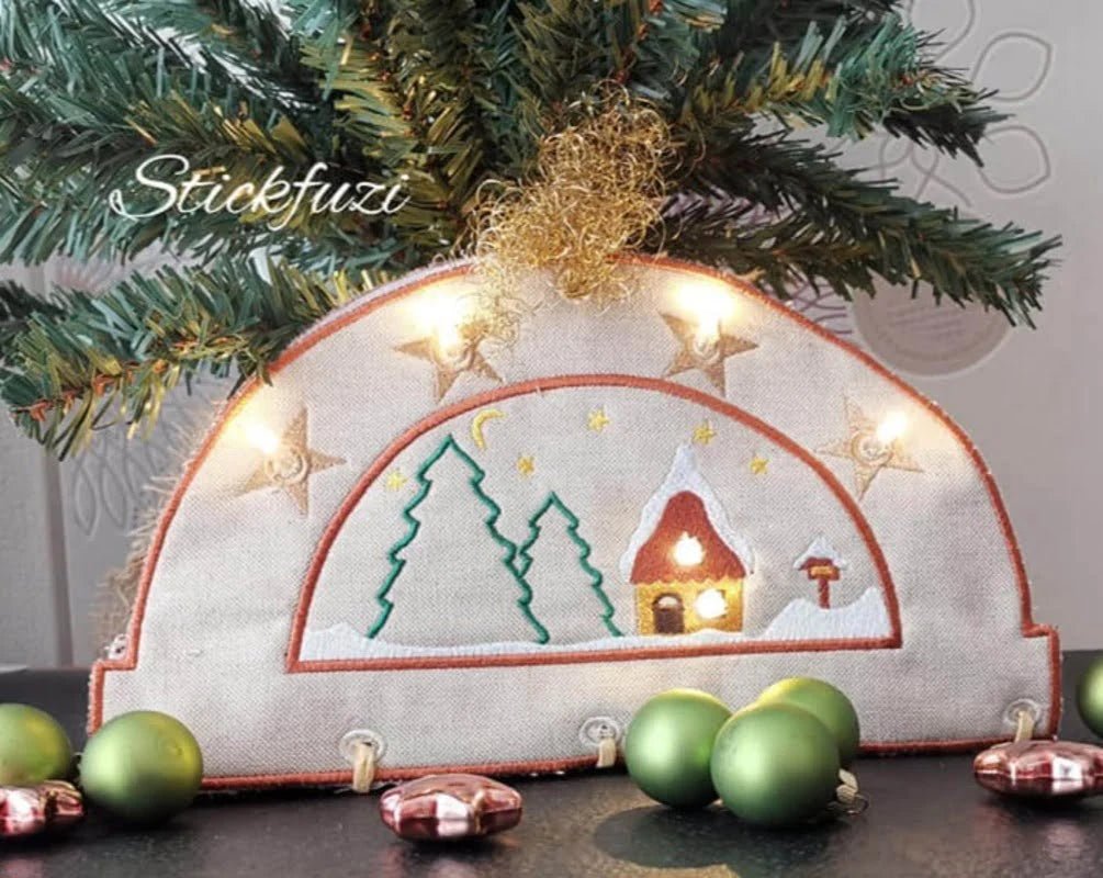 ITH Stickdatei Schwibbogen Advent von stiXXie by lajana