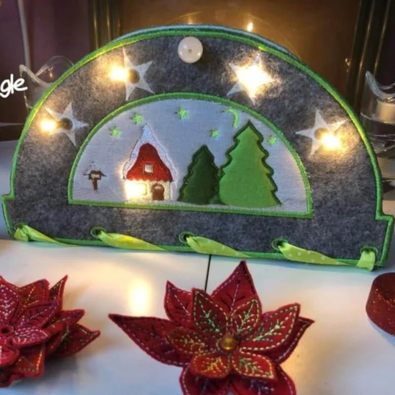 ITH Stickdatei Schwibbogen Advent von stiXXie by lajana