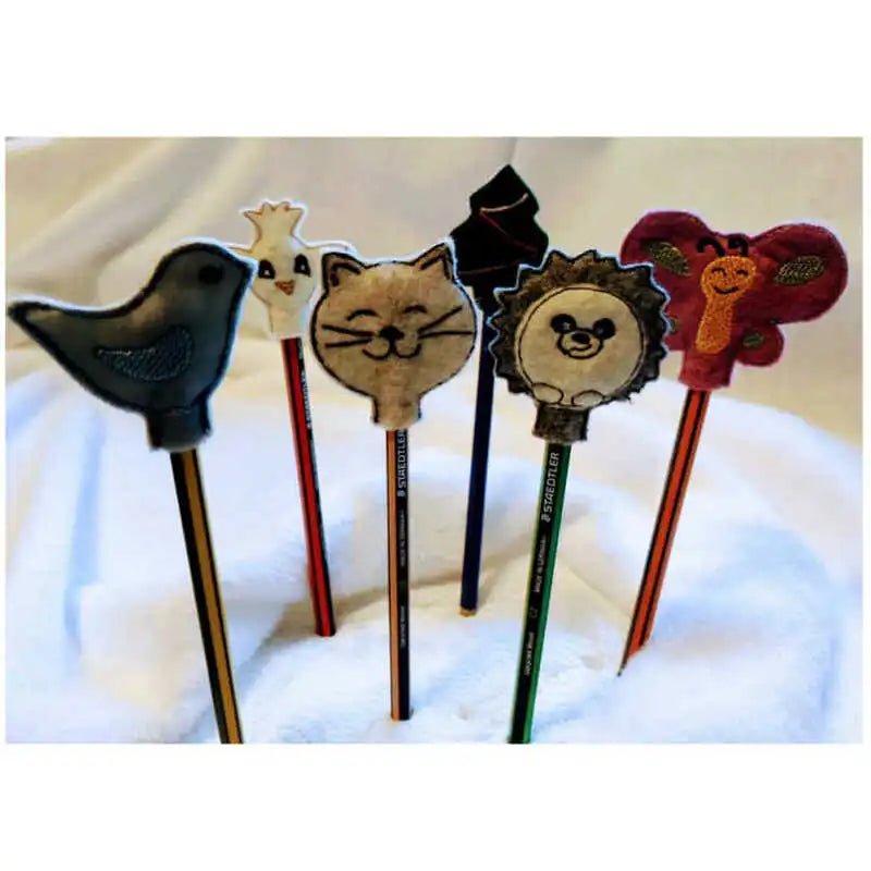 ITH Stickdatei Stiftaufsätze von stiXXie by lajana