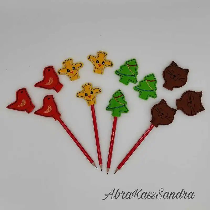 ITH Stickdatei Stiftaufsätze von stiXXie by lajana