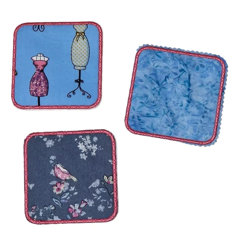 ITH Stickdatei Untersetzer eckig Blanko von stiXXie by lajana