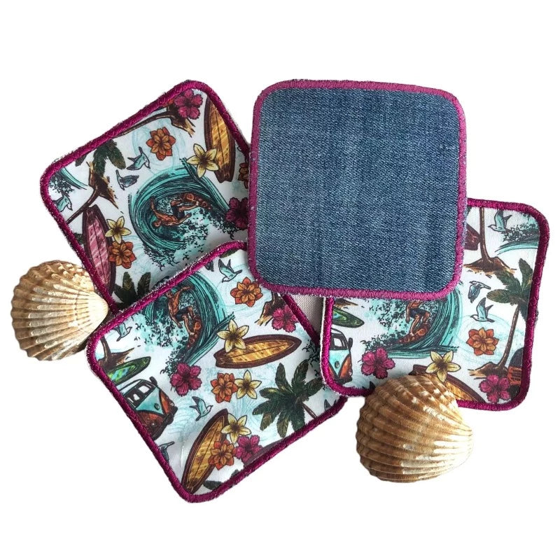 ITH Stickdatei Untersetzer eckig Blanko von stiXXie by lajana