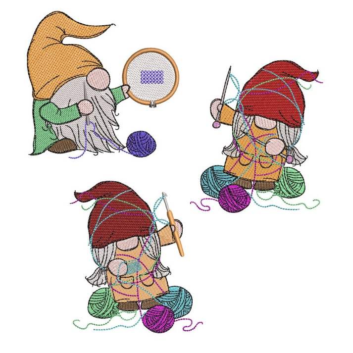 ITH Stickdatei Wichtel Handarbeit von stiXXie by lajana