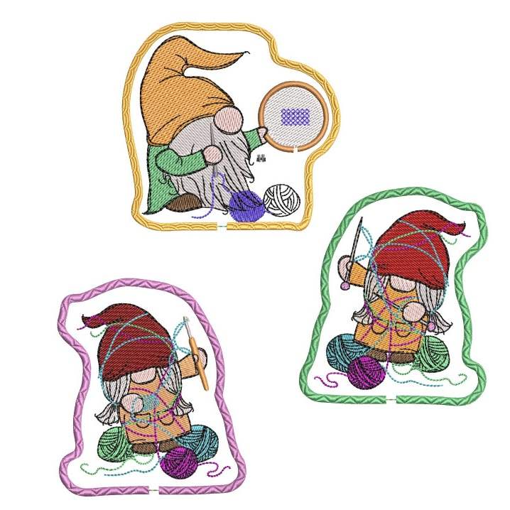 ITH Stickdatei Wichtel Handarbeit von stiXXie by lajana