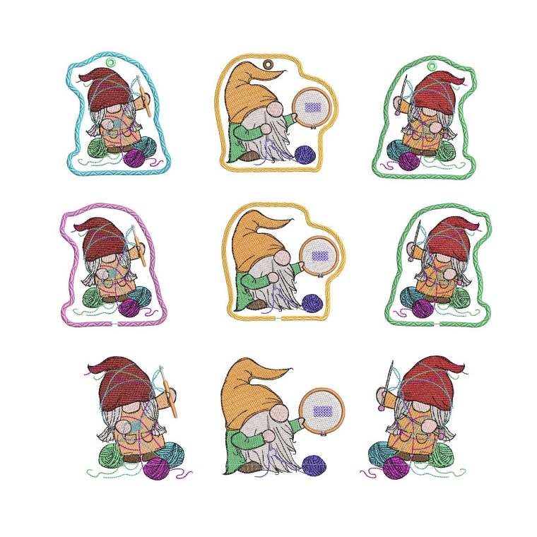 ITH Stickdatei Wichtel Handarbeit von stiXXie by lajana