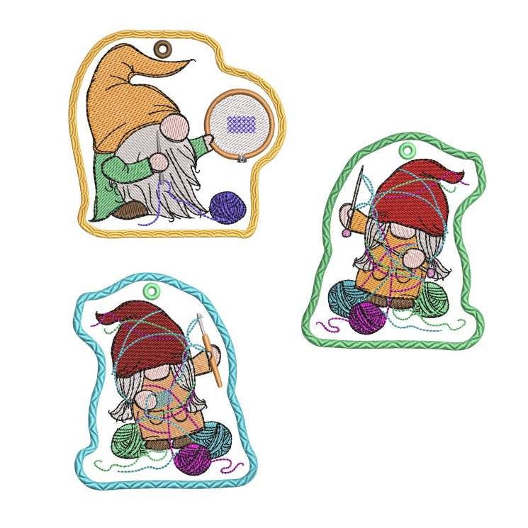 ITH Stickdatei Wichtel Handarbeit von stiXXie by lajana