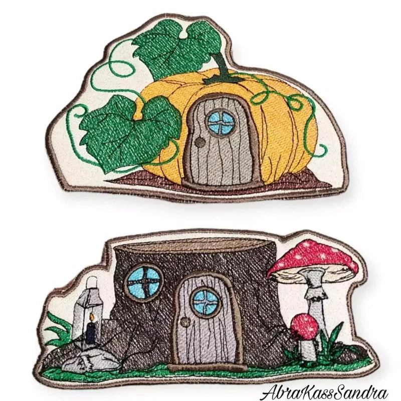 ITH Stickdatei Wichteltüren Herbst von stiXXie by lajana