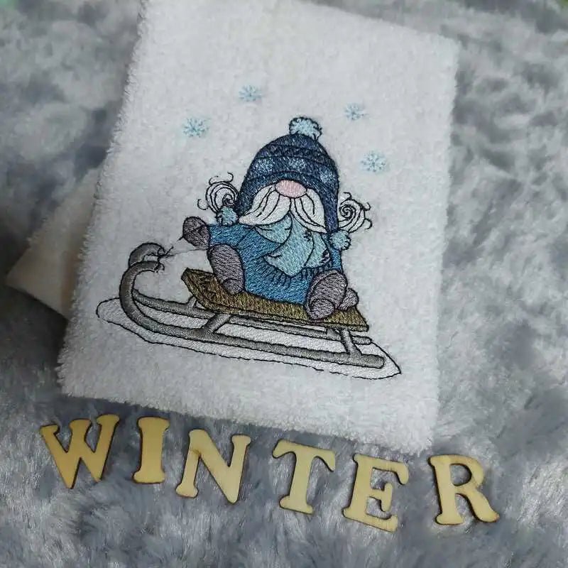 ITH Stickdatei Winter Wichtel von stiXXie by lajana