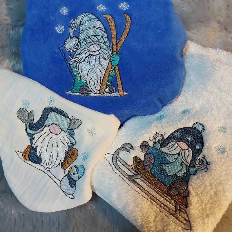 ITH Stickdatei Winter Wichtel von stiXXie by lajana