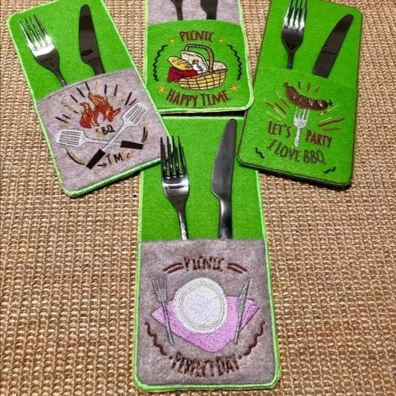 Stickdatei Barbeque-Set von stiXXie by lajana