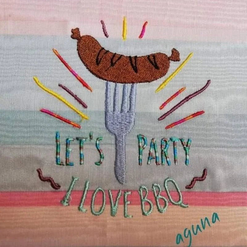 Stickdatei Barbeque-Set von stiXXie by lajana