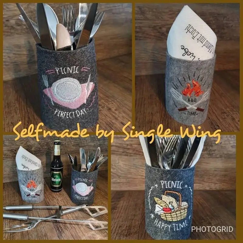 Stickdatei Barbeque-Set von stiXXie by lajana