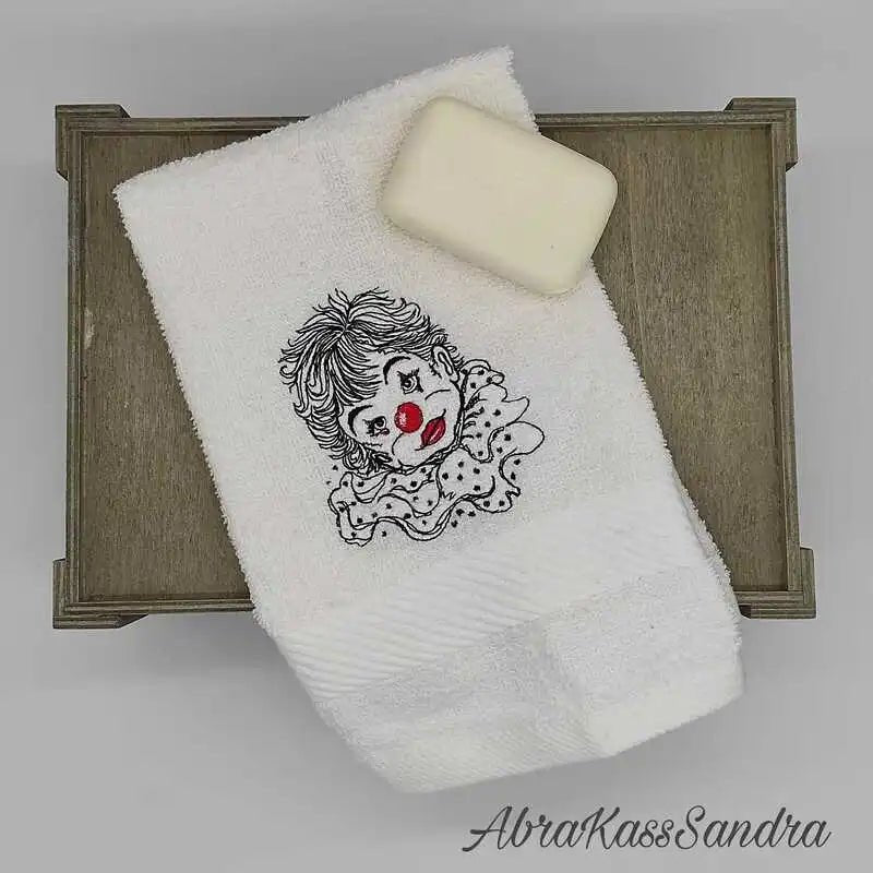 Stickdatei Clown Pierrot von stiXXie by lajana