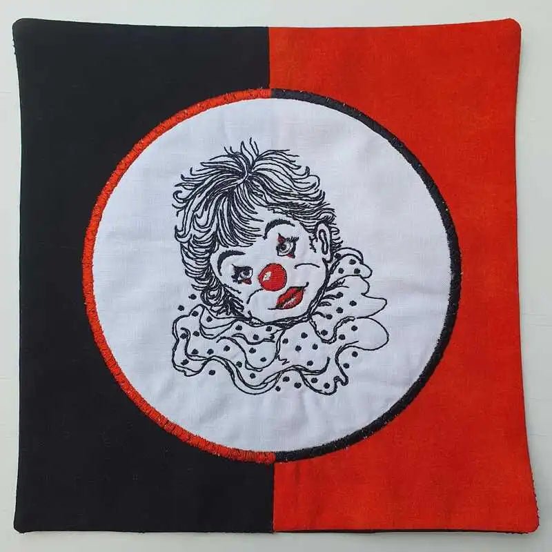 Stickdatei Clown Pierrot von stiXXie by lajana