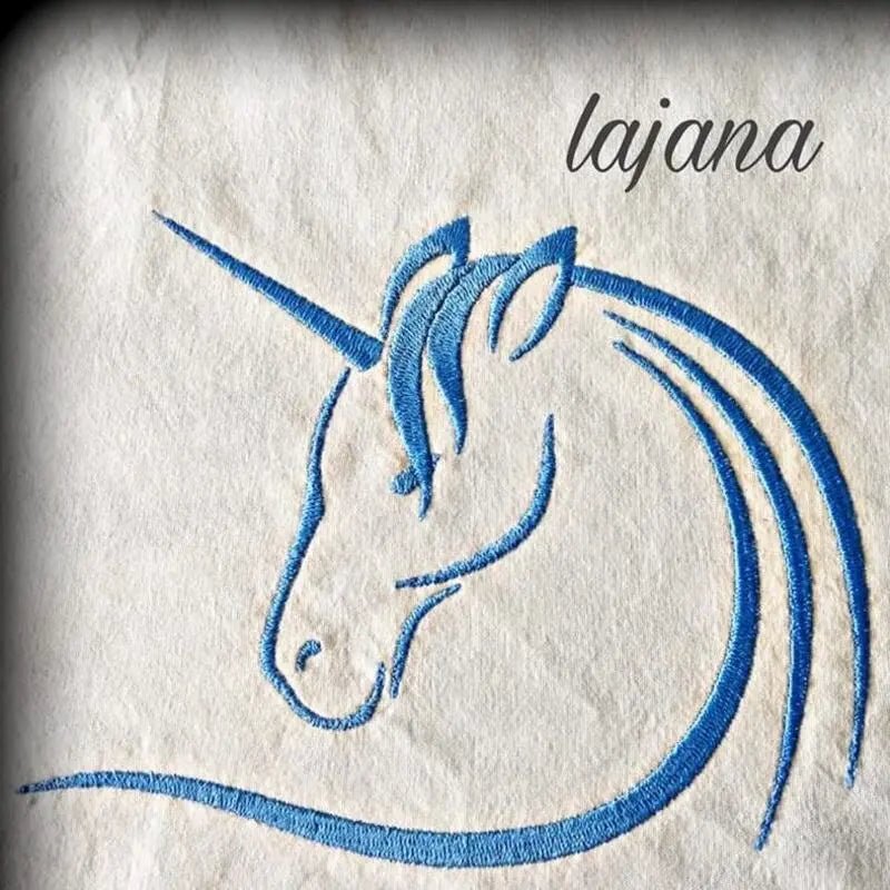 Stickdatei Einhorn von stiXXie by lajana