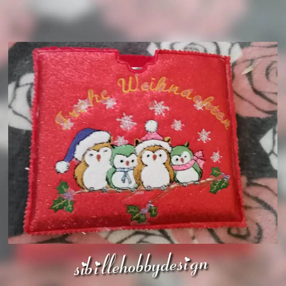 Stickdatei Eule Wintereulen von stiXXie by lajana