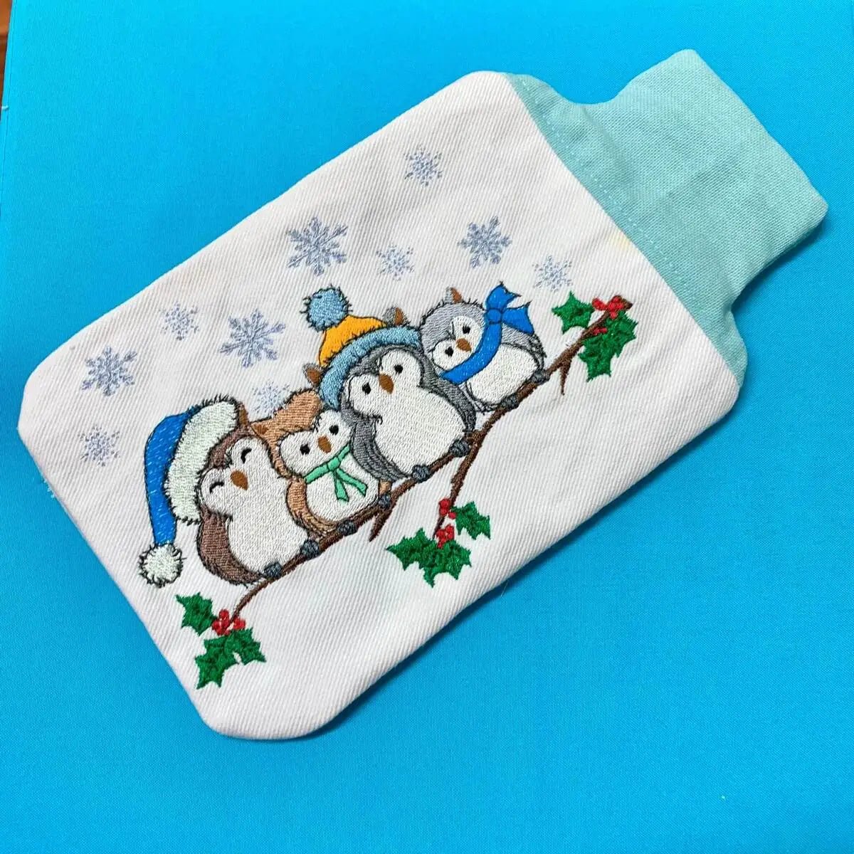 Stickdatei Eule Wintereulen von stiXXie by lajana