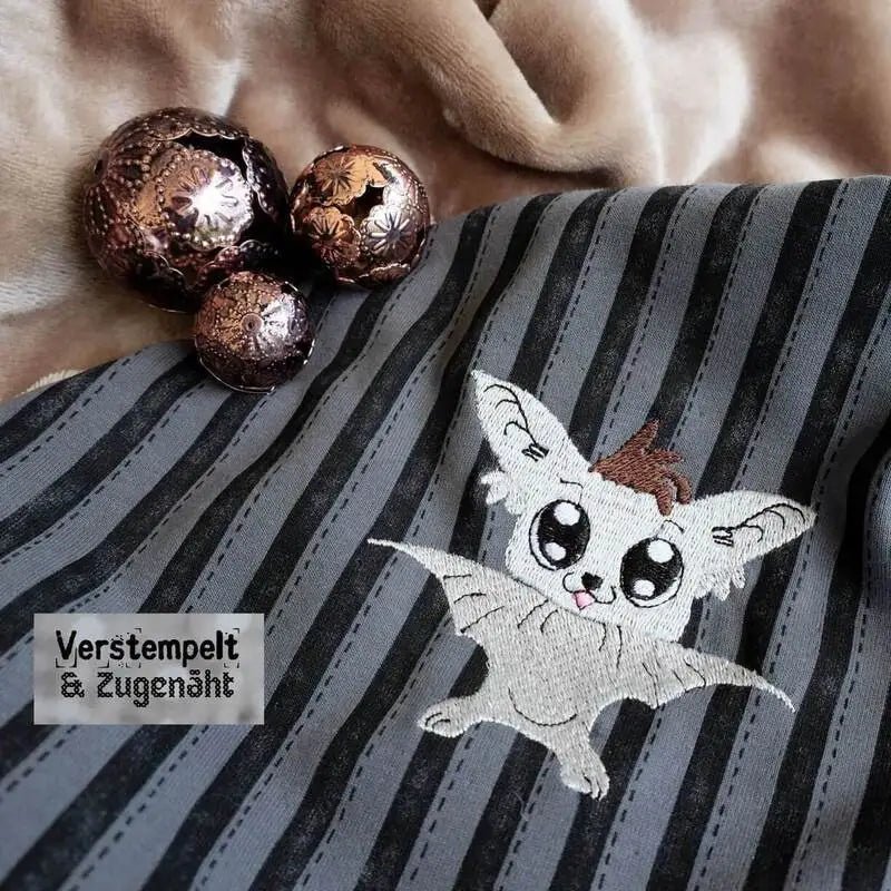 Stickdatei Fledermaus Fledi von stiXXie by lajana