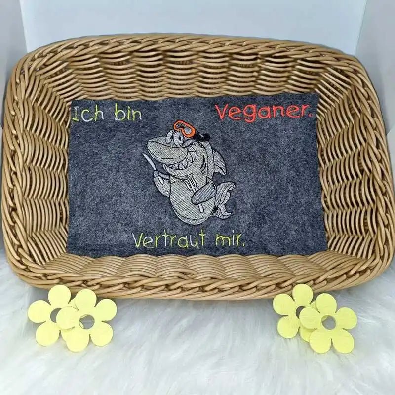 Stickdatei Hai-ner mit Spruch von stiXXie by lajana