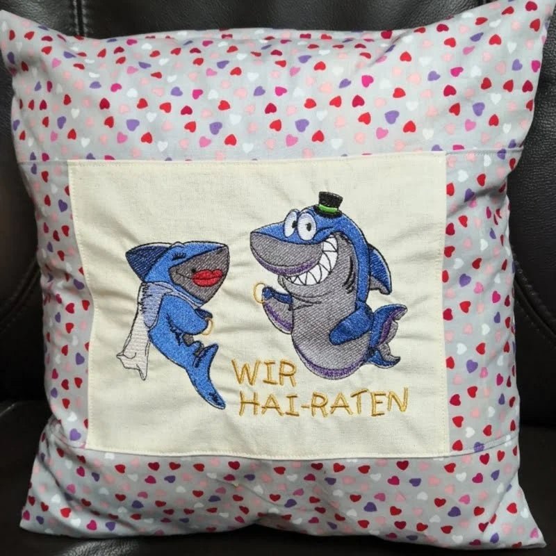 Stickdatei Hai-ner mit Spruch von stiXXie by lajana