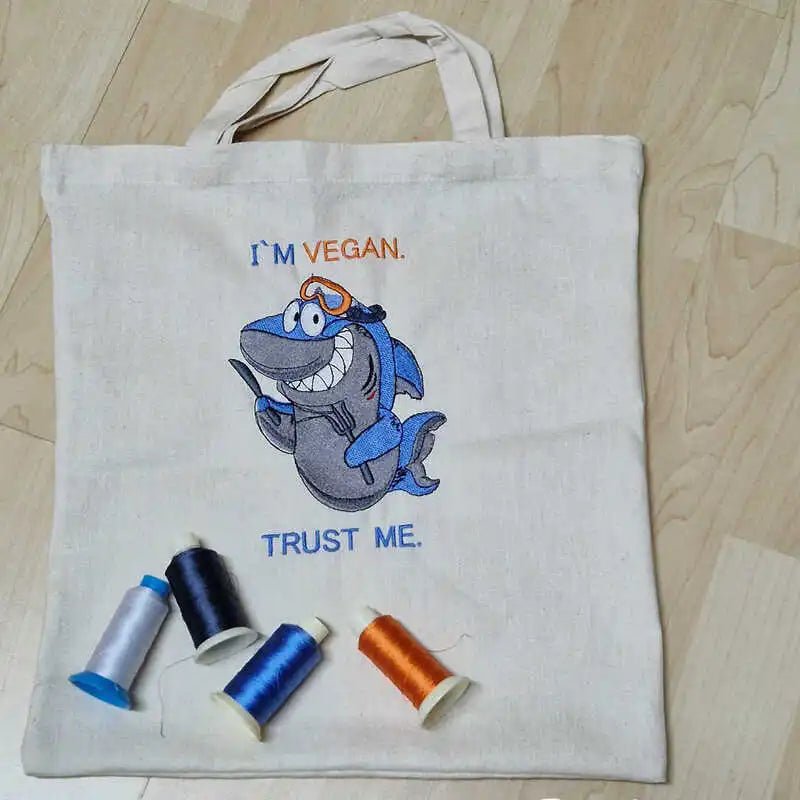 Stickdatei Hai-ner mit Spruch von stiXXie by lajana