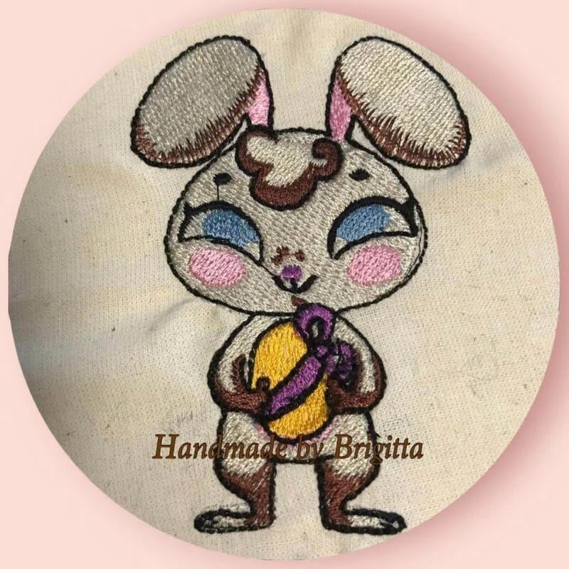 Stickdatei Hase mit Osterei von stiXXie by lajana