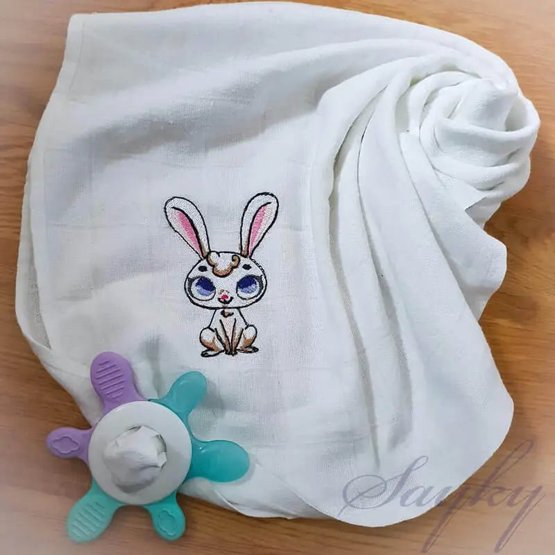 Stickdatei Hase Mitte Schnuffi von stiXXie by lajana