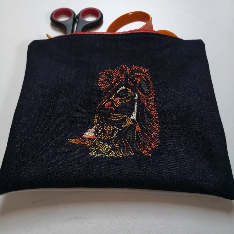 Stickdatei Löwe Scribble von stiXXie by lajana