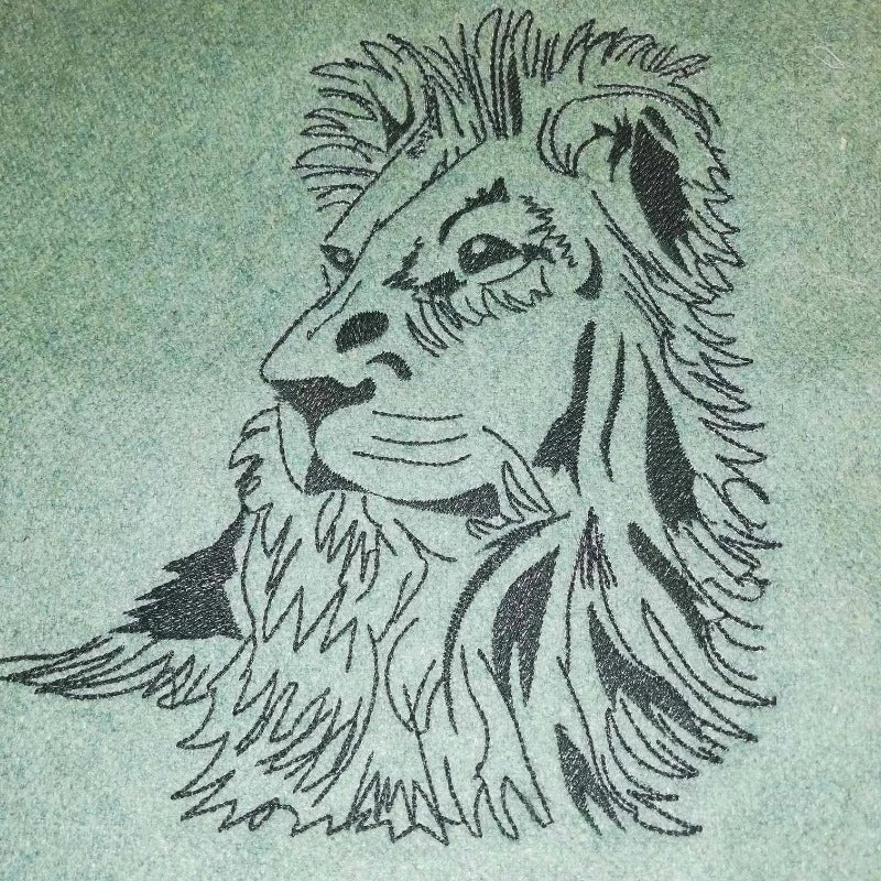 Stickdatei Löwe Scribble von stiXXie by lajana