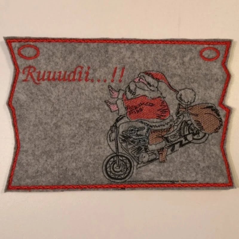 Stickdatei Nikolaus Biker von stiXXie by lajana