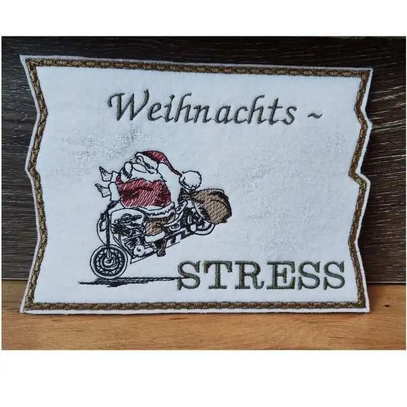 Stickdatei Nikolaus Biker von stiXXie by lajana