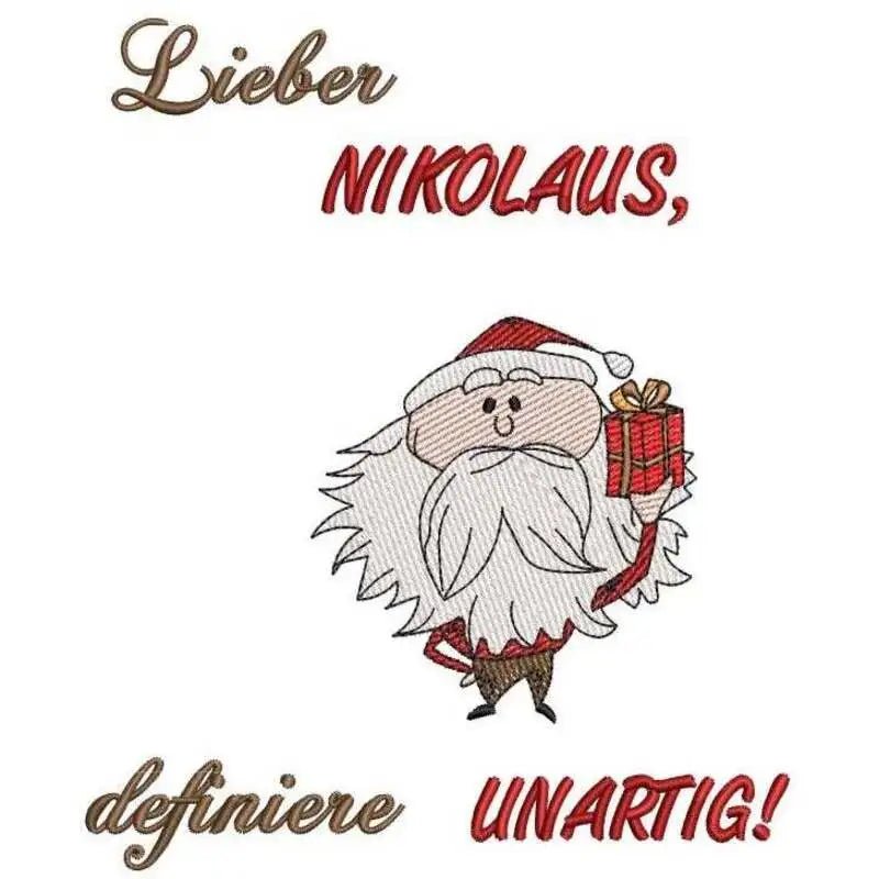 Stickdatei Nikolaus Unartig von stiXXie by lajana