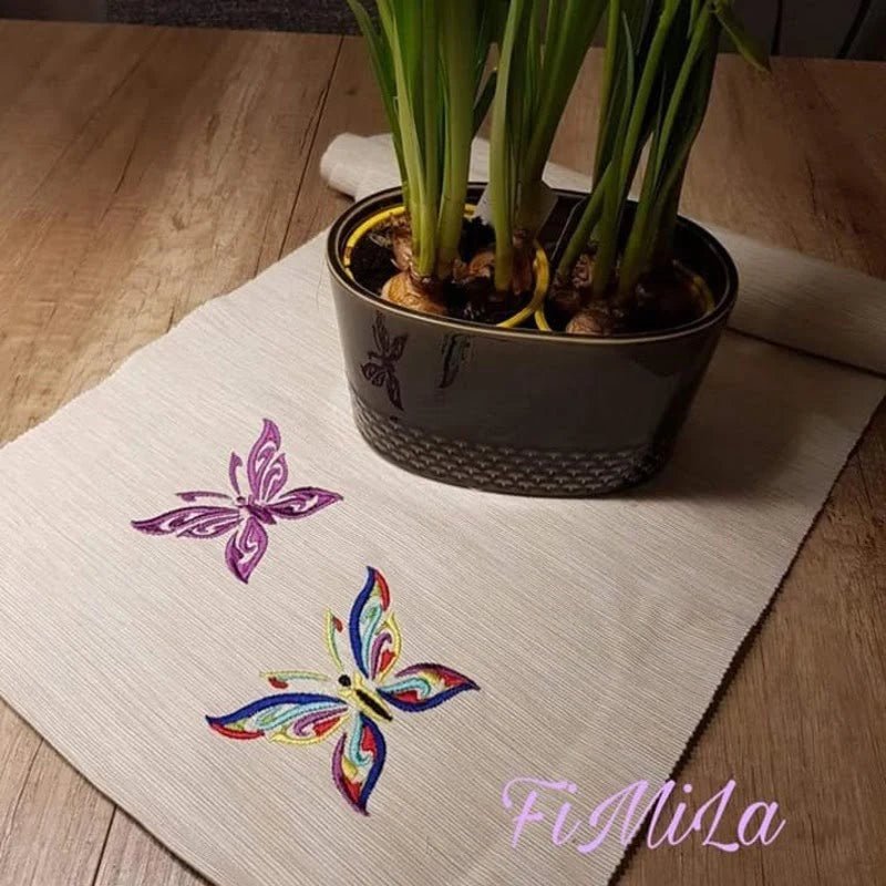 Stickdatei Schmetterling Papillon Color von stiXXie by lajana