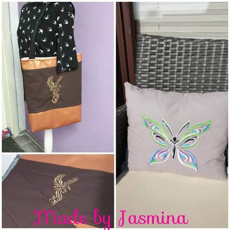 Stickdatei Schmetterling Papillon Color von stiXXie by lajana