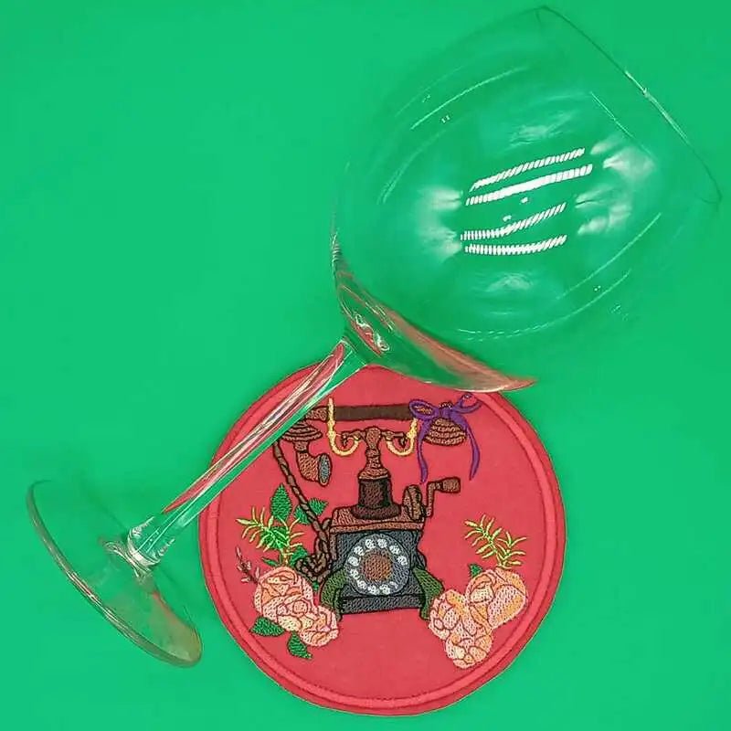 Stickdatei Telefon Vintage von stiXXie by lajana